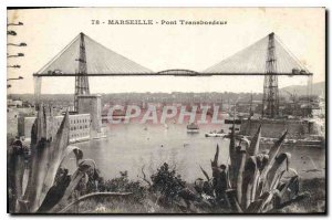 Postcard Old Marseille Transporter Bridge