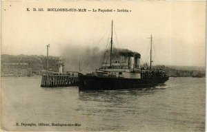 CPA AK Le Paquebot Invicta - Boulogne-sur-Mer SHIPS (911914)