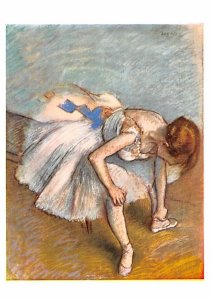 Edgar Degas   Dancer Tying her Slipper 