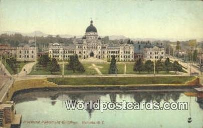 Provincial Parliament Buildings Victoria British Columbia, Canada Unused 