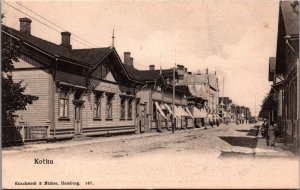 Finland Kotka Vintage Postcard C129