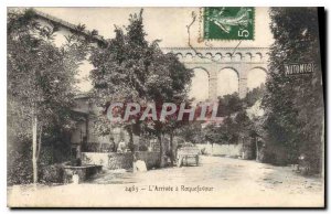 Old Postcard The Arrival in Roquefavour