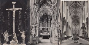 Augsburg San Ulrich U Afra 3x Real Photo Religious German Postcard s