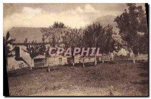 Old Postcard The Payas in Champsaur H A Cafe du Lac