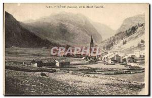 Old Postcard Val d & # 39Isere and Mont Pourri