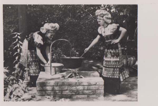 Mezokovesd Hungary Traditional Ladies Dress Costume Fashion Real Photo Postcard