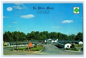 c1950 La Plata Motel, US Route No. 301 La Plata Maryland Unposted Postcard 