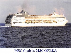 MSC Opera 2004 Mediterranean Shipping Cruises Ship 