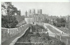 Yorkshire Postcard - York Minster from City Walls  ZZ1489