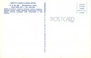 SMITTY'S ROCK & WOOD MOTEL, U. S. Rt. 202, Postcard