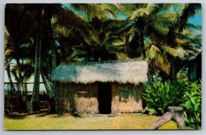 The Little Grass Shack Kona Inn Kailua HI Postcard D22