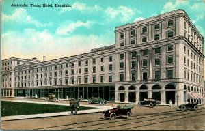 Alexander Young Hotel Honolulu HI Hawaii Island Curio Co UNP DB Postcard Q13