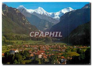 Postcard Modern Wilderswil Eiger Mönch und Jungfrau