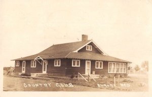 Aurora Nebraska Country Club Real Photo Vintage Postcard AA37590