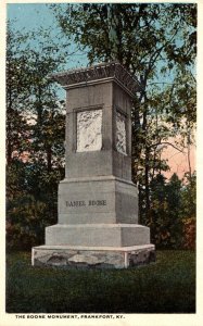 Kentucky Frankfort The Boone Monument Curteich