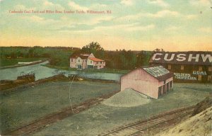 Williamsport Maryland Cushwahs Coal Yard Miller Bros People's  Postcard 21-14117