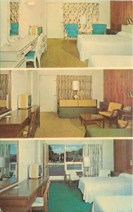 Utica New York~Gateway Motel Guest Room~Interior Views~TV Sets~1950s