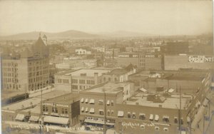 PC CPA US, WASH., SPOKANE,VIEW FROM REVIEW TOW., REAL PHOTO POSTCARD (b5687)