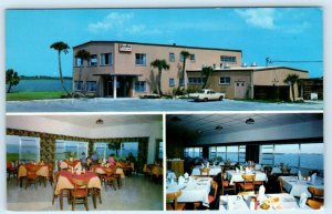 PORT ORANGE, Florida FL ~ Roadside SANDBAR RESTAURANT Lounge c1960s Postcard