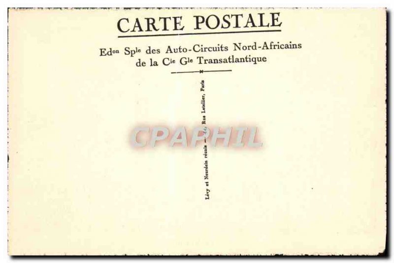 Old Postcard Edon SPLE The Auto Tours North Africans De La Cie Gle Transatlan...