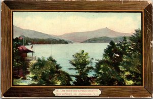 Lake Placid Whiteface Mountain Inn Adirondacks New York Postcard 1915 frame DB