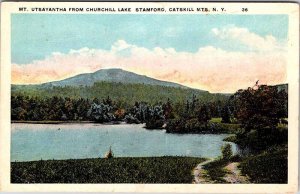 Postcard WATER SCENE Catskill Mountains New York NY AL2074