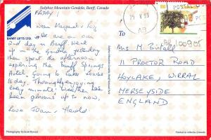 BR100905  sulphur mountain gondola banff canada