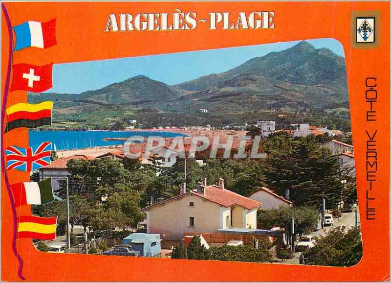 Modern Postcard Argeles Plage Cote Vermeille
