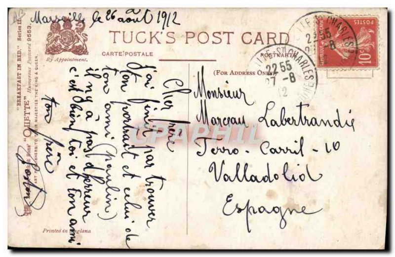 Postcard Old Wolf Wolves