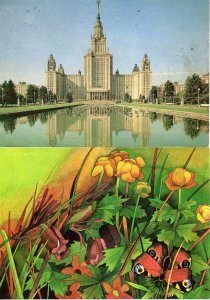 Estonia. Four postcards posted from Estonia to Iceland