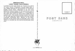 Emerald Bay - Lake Tahoe, California