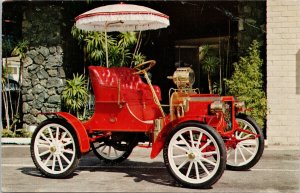 1904 REO 8 Horsepower Automobile Derick's B-A Service Victoria BC Postcard G4