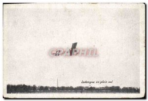 Old Postcard Jet Aviation Ladongue in flight