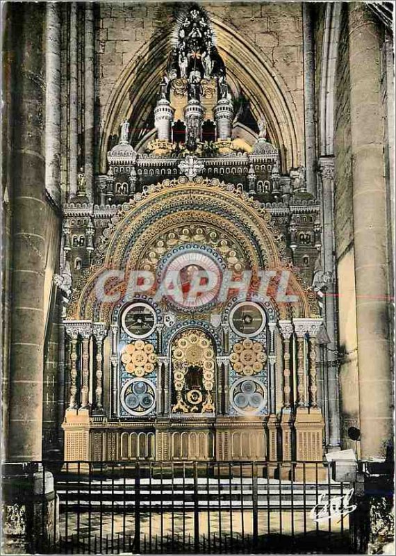 Old Postcard The Cathedral of Beauvais The Astronomical Clock