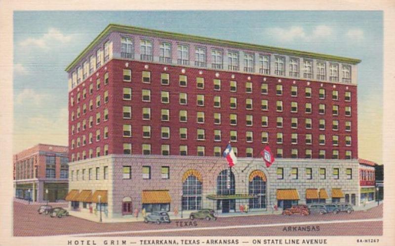 Texas Texarkana Hotel Grim Curteich