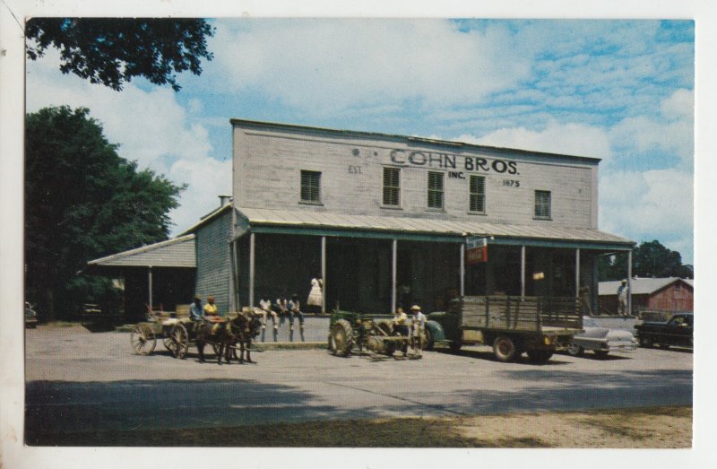 P2705 vintage PC horse wagon truck cars cohn bros general store lorman miss.