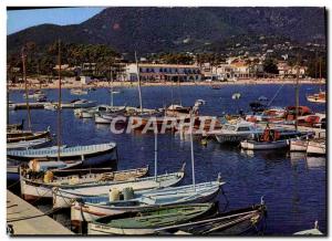 Postcard Modern Cavalaire The Port And The Beach