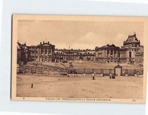 Postcard Palais De Versailles Et La Grille D'Honneur, Versailles, France