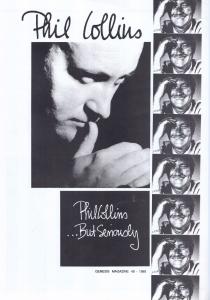 Genesis Magazine Phil Collins But Seriously No 49 1989 Fanzine Book