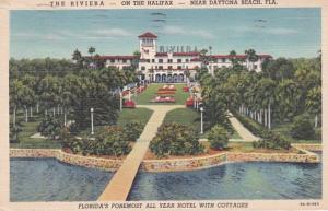Florida Daytona Beach The Riviera Hotel 1950 Curteich