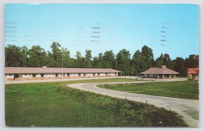 Roadside~Panorama Skylit Motel Cartersville Georgia~1955 Postcard 