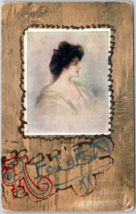Helen Marion Beautiful Girl Fashion Portrait Postcard