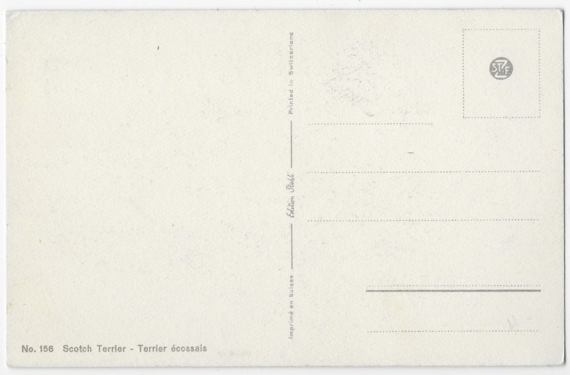 Scotish Terrier #158 Printed in Switzerlland