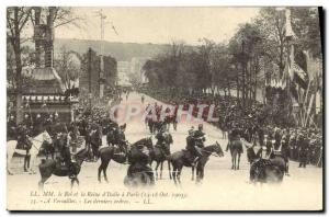 Old Postcard Paris The King and Queen D Italy Versailles The last orders