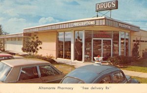 Altamonte Springs Florida Altamonte Pharmacy Drug Store Vintage Postcard AA20351