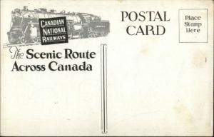 Canadian National Railway Recipe Curried Chicken Cabinet Pudding Postcard