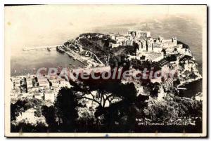 Old Postcard Monaco Rocher