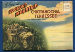 Lookout Mountain Incline Chattanooga Tennessee tn postcard folder