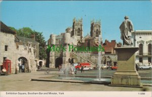 Yorkshire Postcard - York, Exhibition Square, Bootham Bar and Minster RS31417