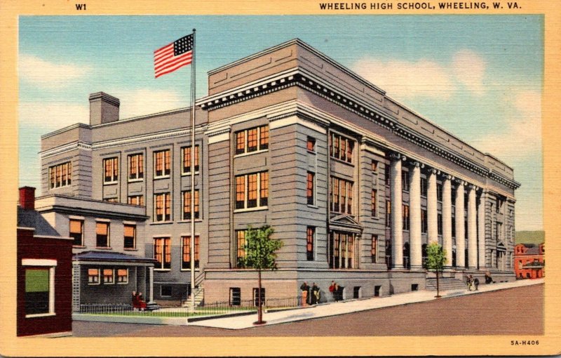 West Virginia Wheeling High School Curteich